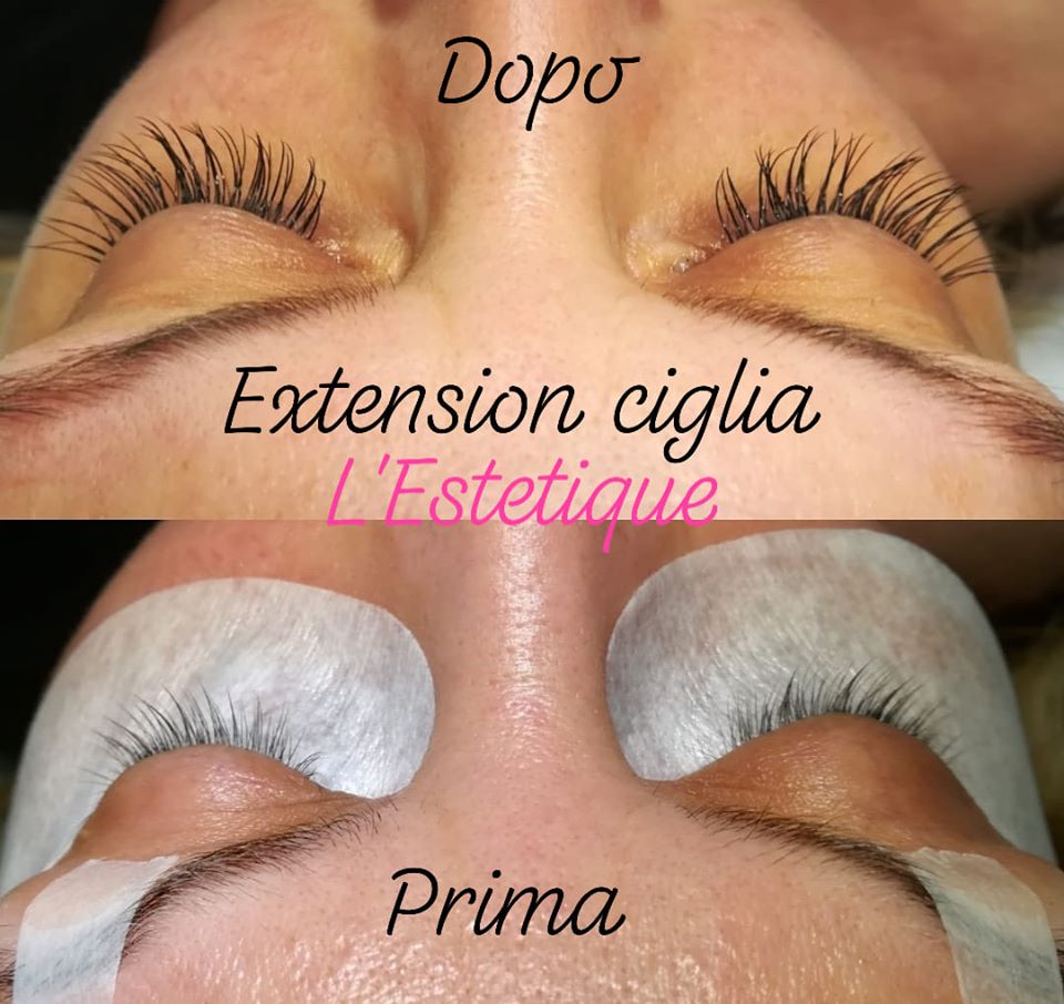 Extension ciglia one to one